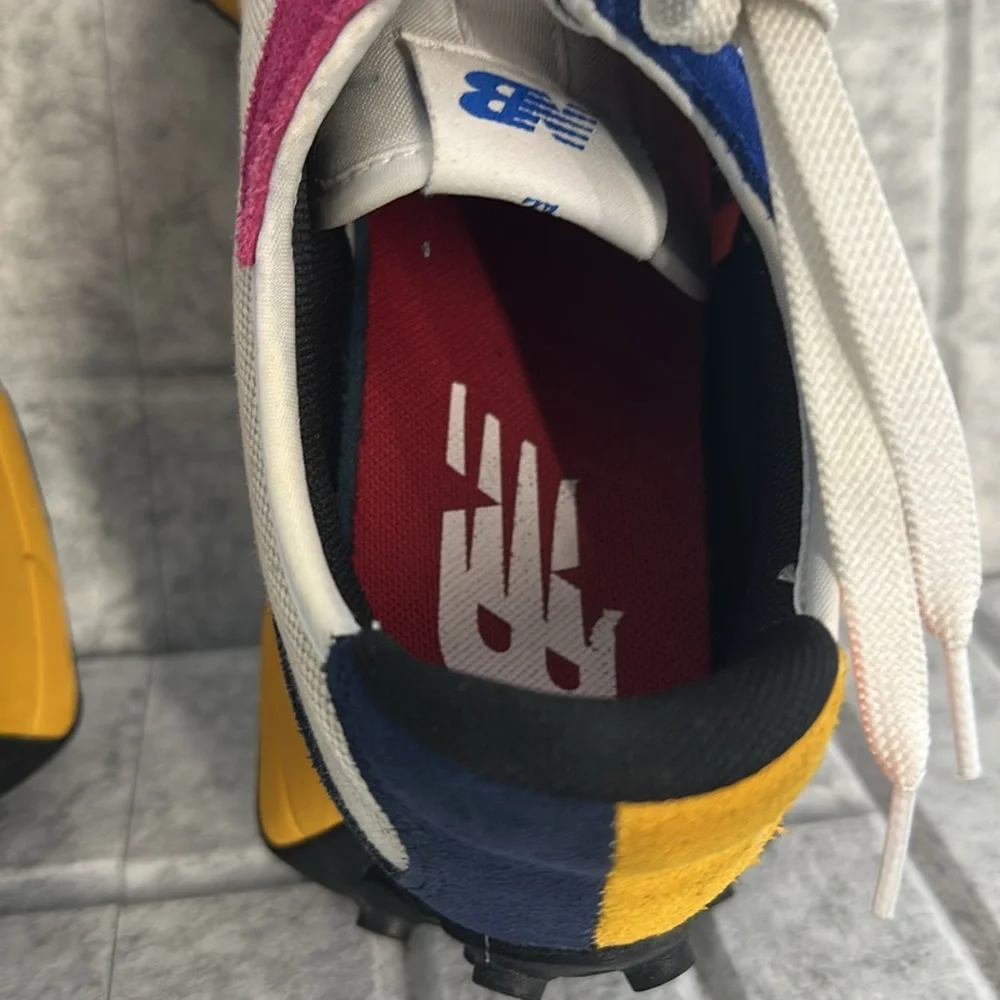 New Balance Colorful Multicolor Sneakers Size 10 The Intelligent Choice 327 - Picture 10 of 15
